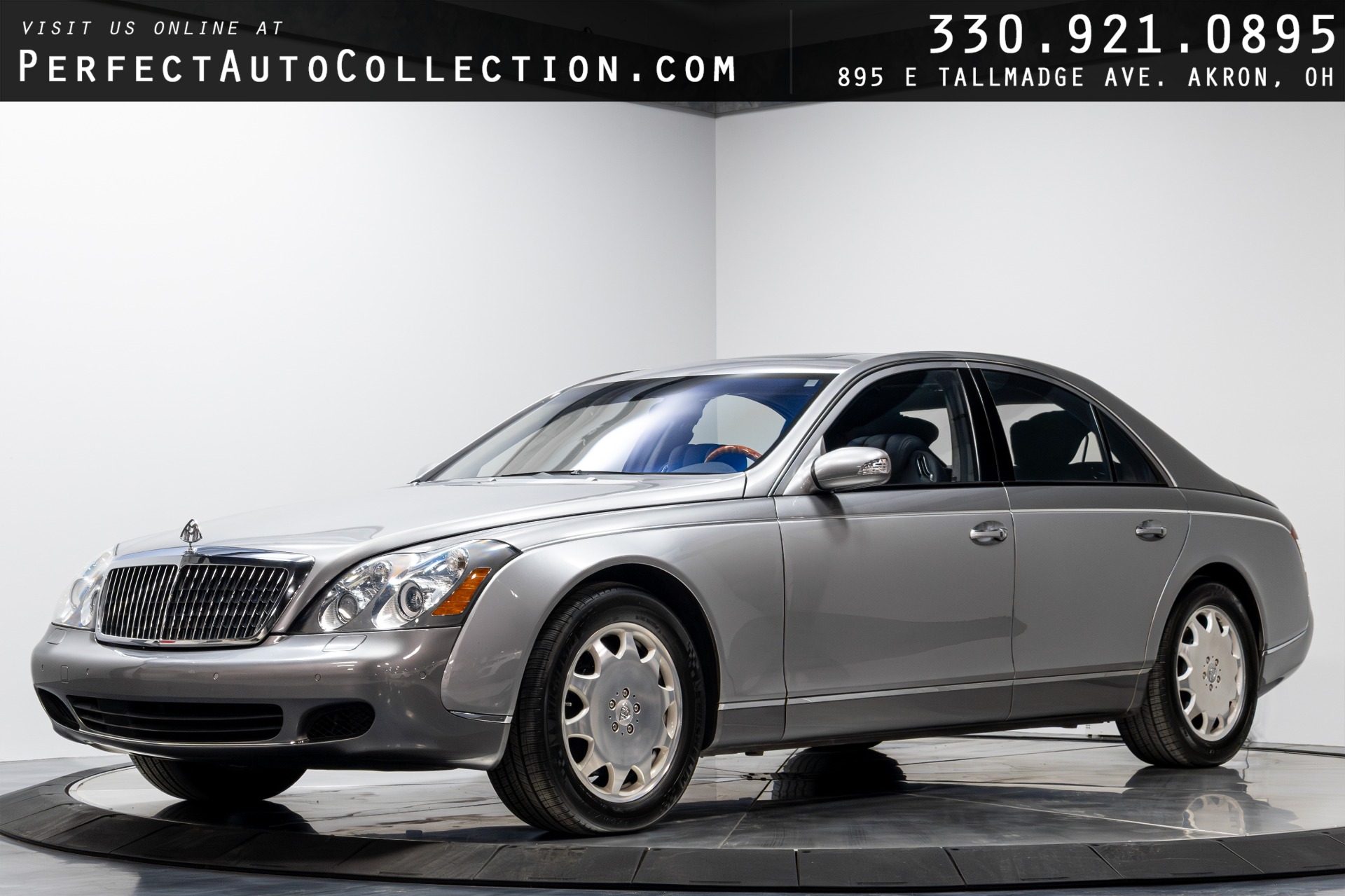 Gray (Himalayas Medium Grey Metallic) 2004 Maybach 57 Sedan Rear-Wheel Drive 5-Speed Automatic Overdrive