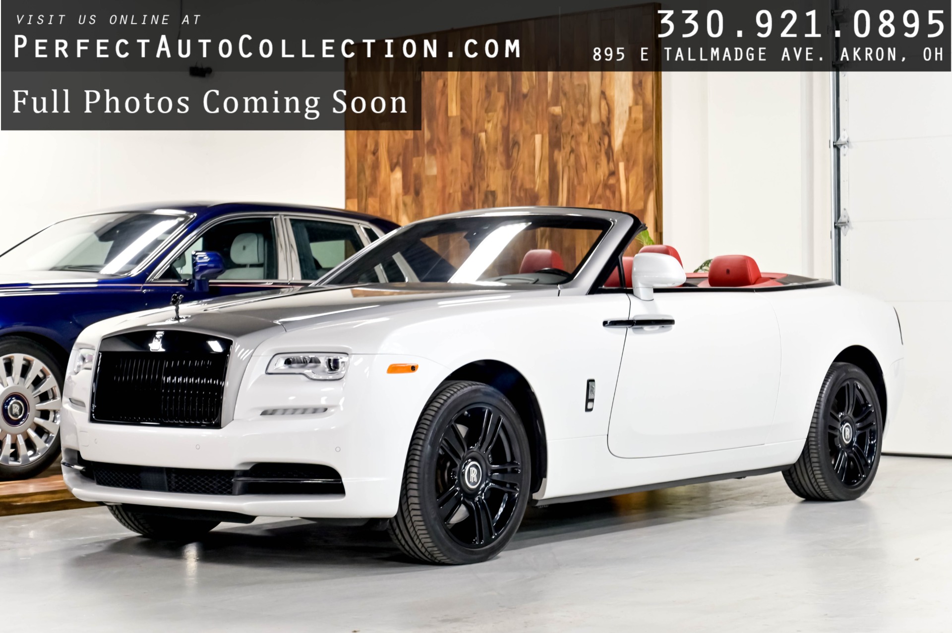 Commissioned Collection Arctic White / Jubilee Sil 2017 Rolls-Royce Dawn Convertible Convertible Rear-Wheel Drive 8-Speed Automatic