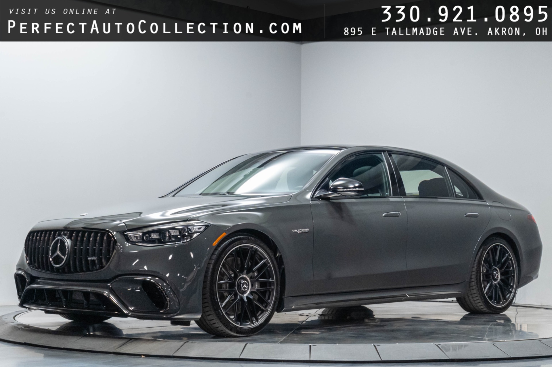 Gray (MANUFAKTUR Signature Silicon Grey) 2026 Mercedes-Benz S-Class Sedan All-Wheel Drive 9-Speed Automatic