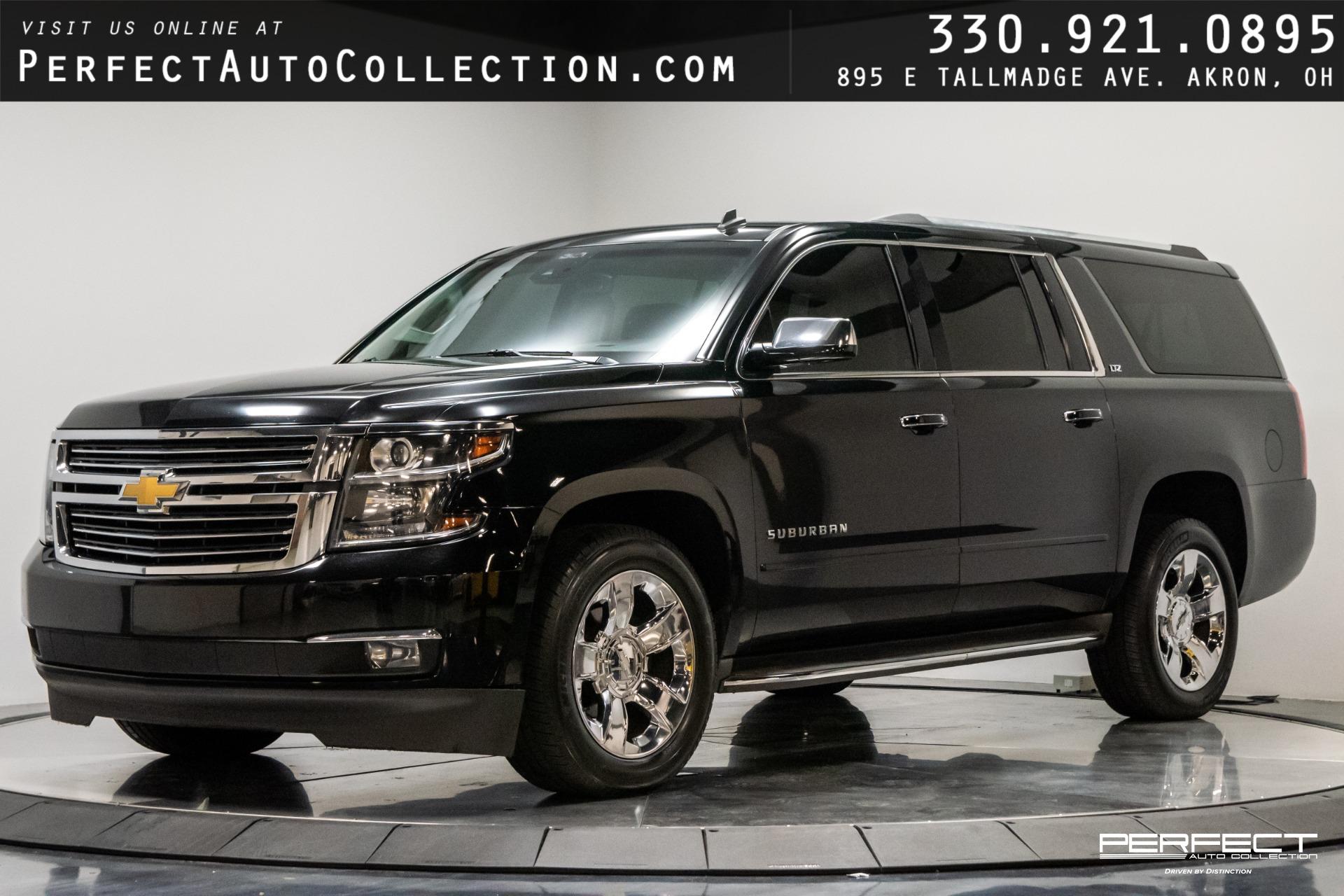 Used 2015 Chevrolet Suburban LTZ 1500 Rear TV For Sale (Sold) Perfect