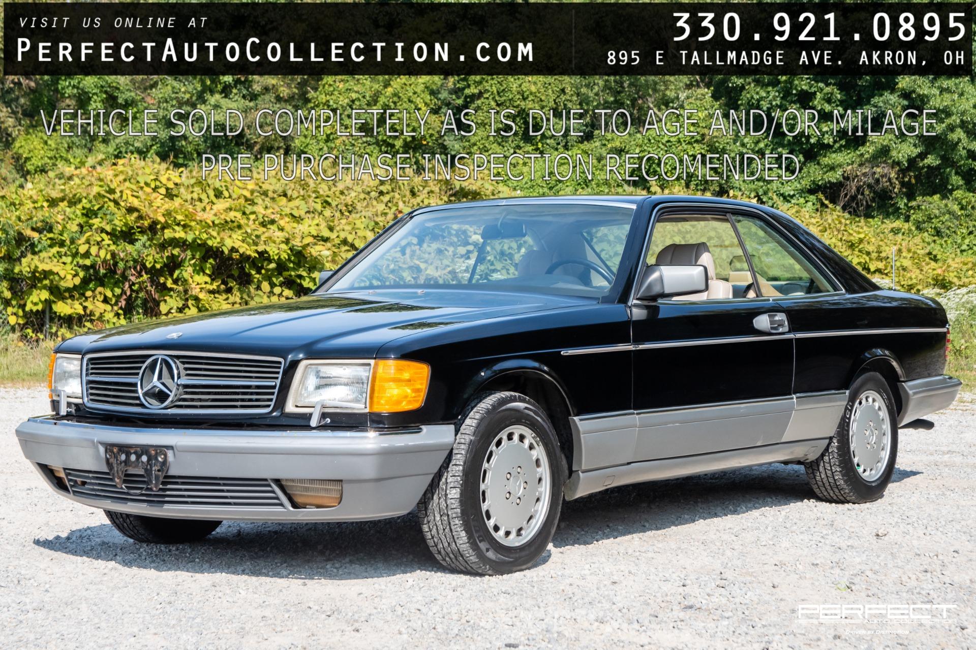 Used 1986 MercedesBenz 560Class 560 SEC For Sale (Sold) Perfect