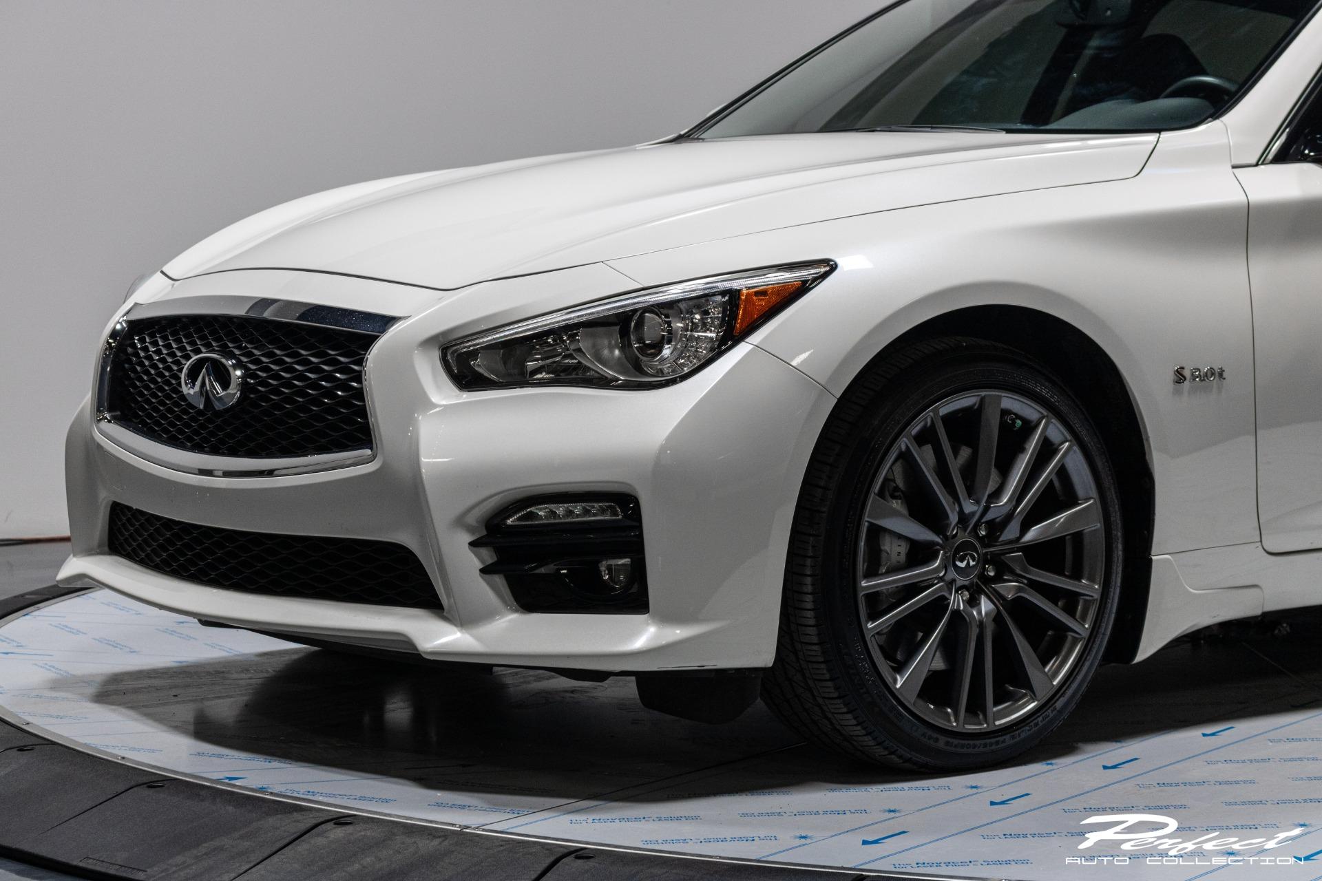 Used 2016 INFINITI Q50 Red Sport 400 For Sale ($26,993) | Perfect Auto