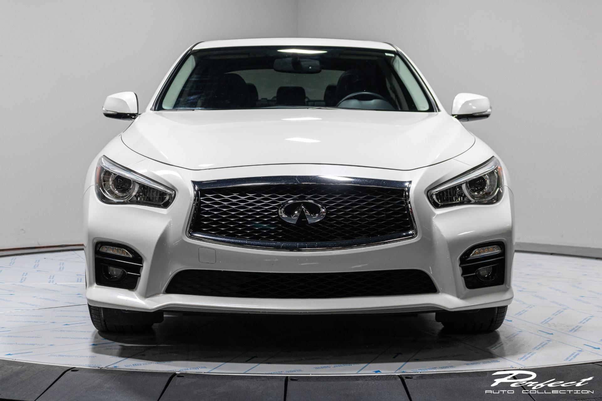 Used 2016 INFINITI Q50 Red Sport 400 For Sale ($26,993) | Perfect Auto