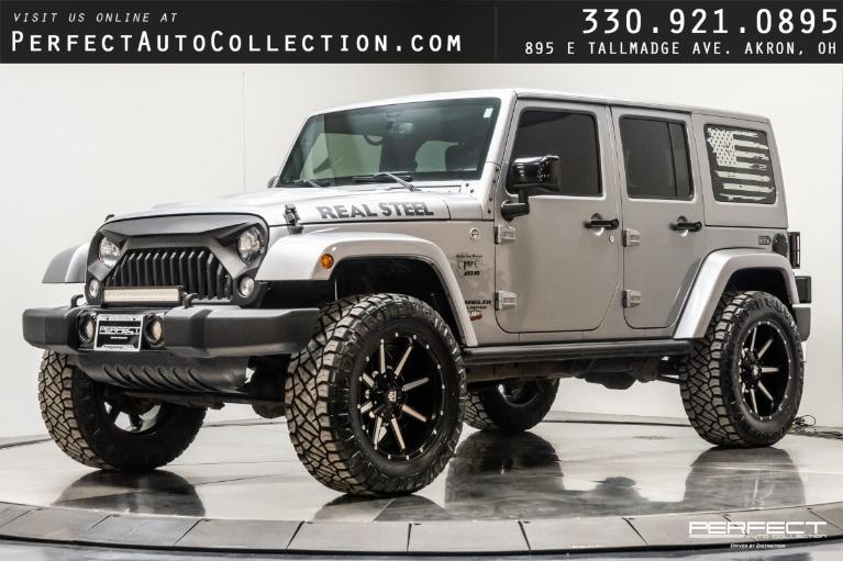 Used 2015 Jeep Wrangler Unlimited Sahara for sale $36,495 at Perfect Auto Collection in Akron OH