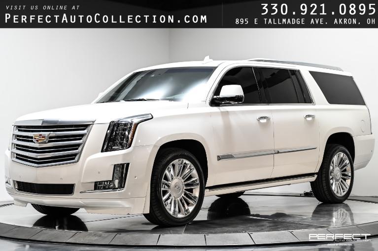 Used 2018 Cadillac Escalade ESV Platinum Edition for sale $72,995 at Perfect Auto Collection in Akron OH