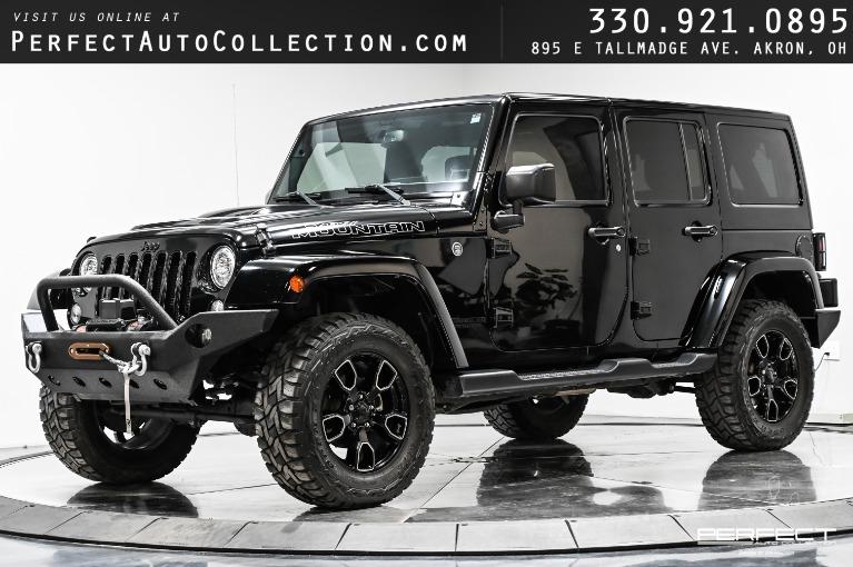 Used 2017 Jeep Wrangler Unlimited Sahara for sale $36,995 at Perfect Auto Collection in Akron OH