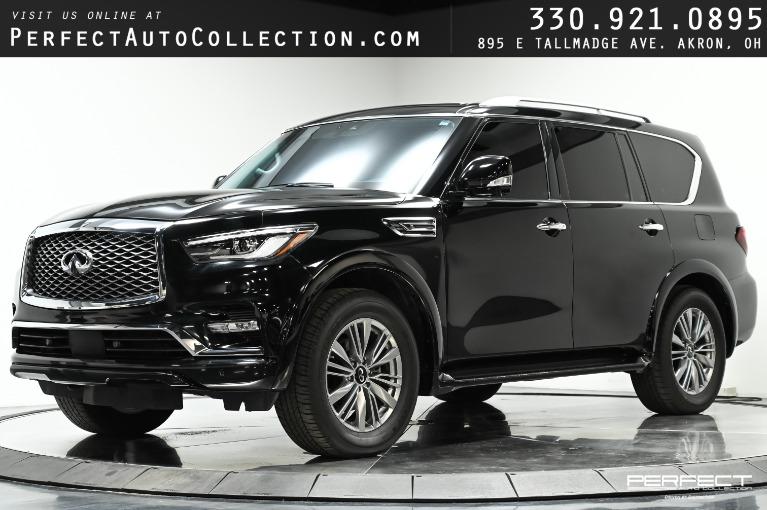 Used 2021 INFINITI QX80 LUXE for sale $55,995 at Perfect Auto Collection in Akron OH