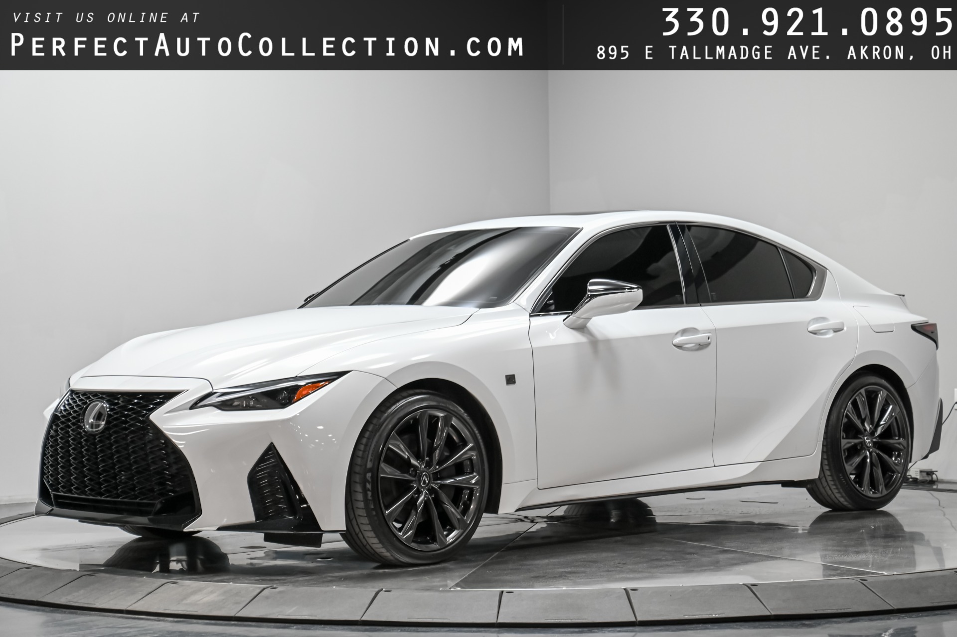 レクサスIS F-SPORT 4本 235/35R19 265/35R19 2021年製 新車外し】レクサス IS Fスポーツ 純正 19in 8.5J +45