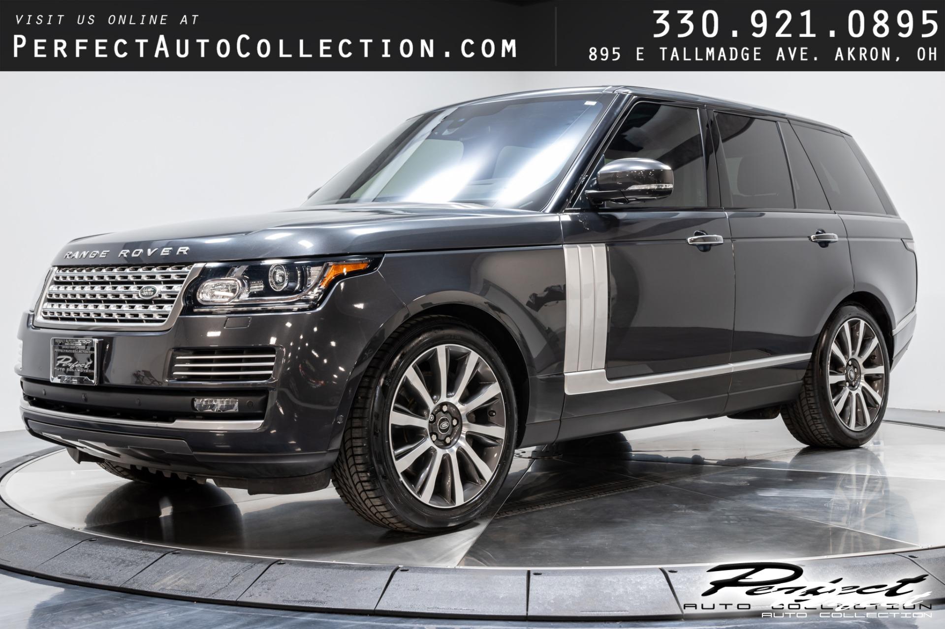 Used 2016 Land Rover Range Rover Autobiography for sale $59,493 at Perfect Auto Collection in Akron OH 44310 1
