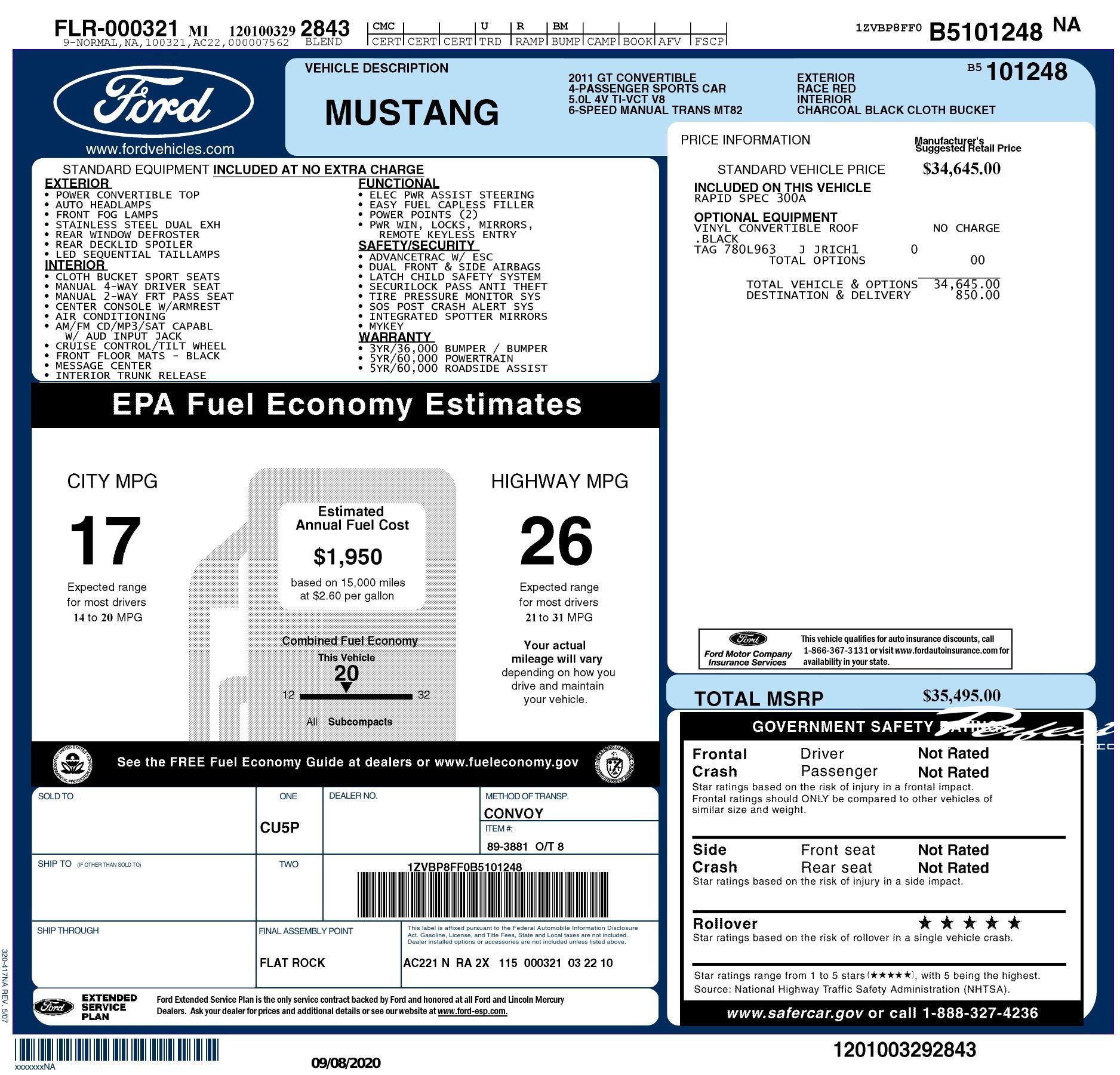 Used 2011 Ford Mustang GT for sale $17,793 at Perfect Auto Collection in Akron OH 44310 4
