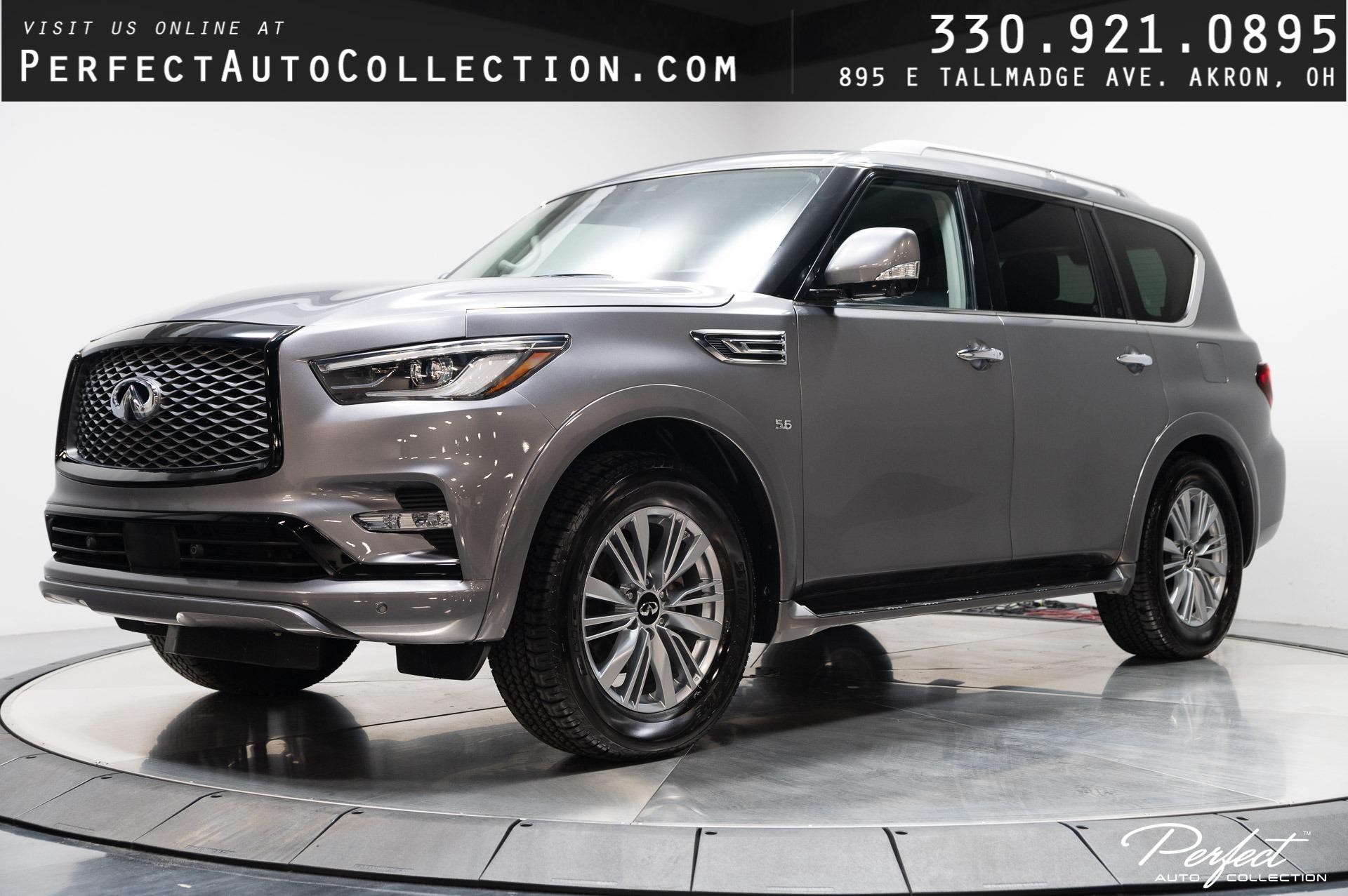 Used 2020 INFINITI QX80 Luxe for sale $59,895 at Perfect Auto Collection in Akron OH 44310 1