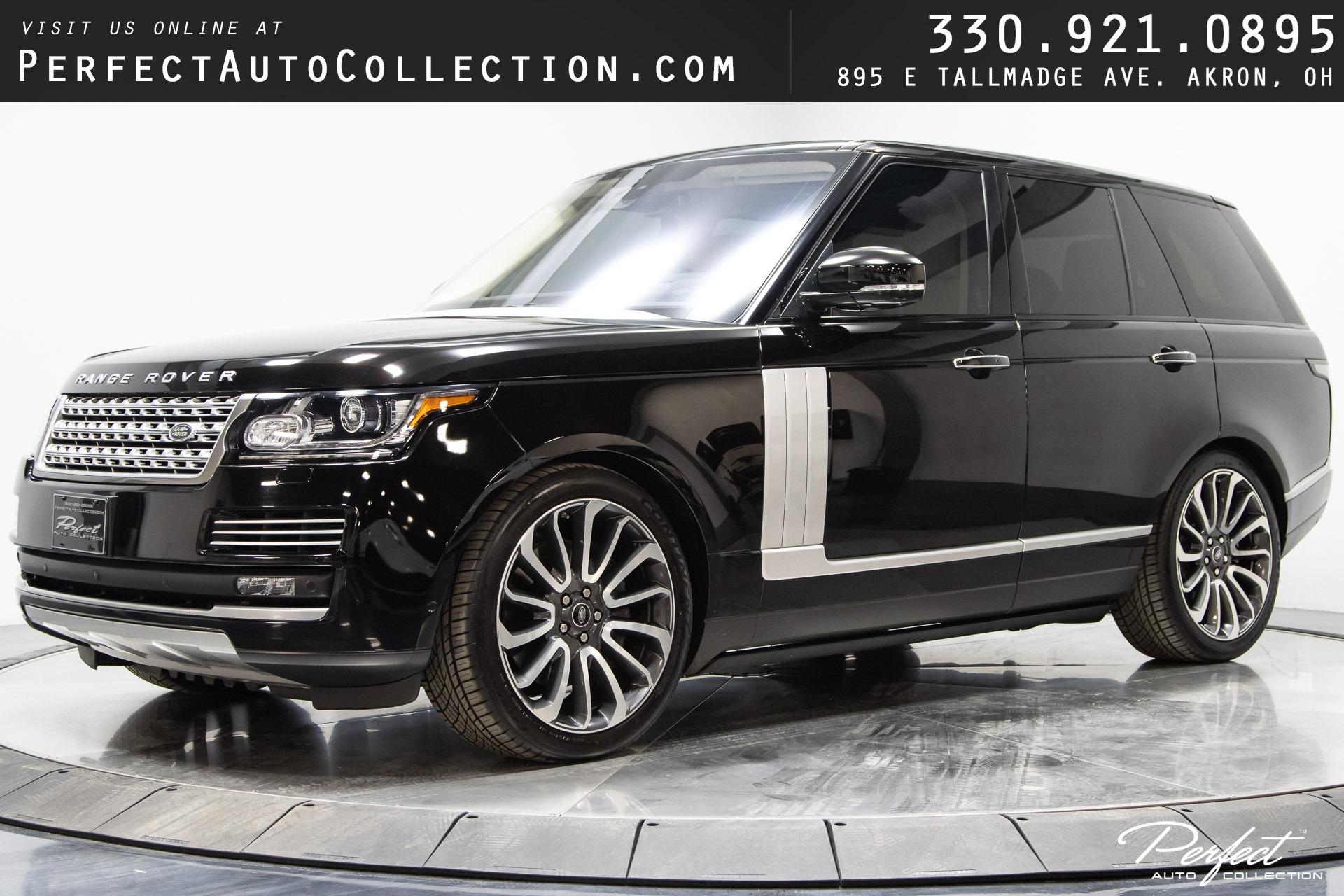 Used 2016 Land Rover Range Rover Autobiography for sale $68,995 at Perfect Auto Collection in Akron OH 44310 1