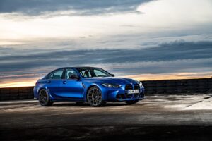 Exclusive first look at the 2021 BMW M3 in Frozen Portimao Blue