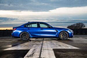 Exclusive first look at the 2021 BMW M3 in Frozen Portimao Blue