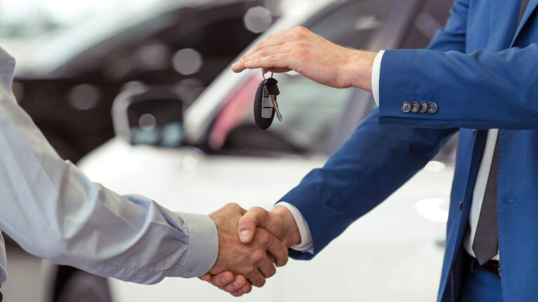 Handshake and handing over keys